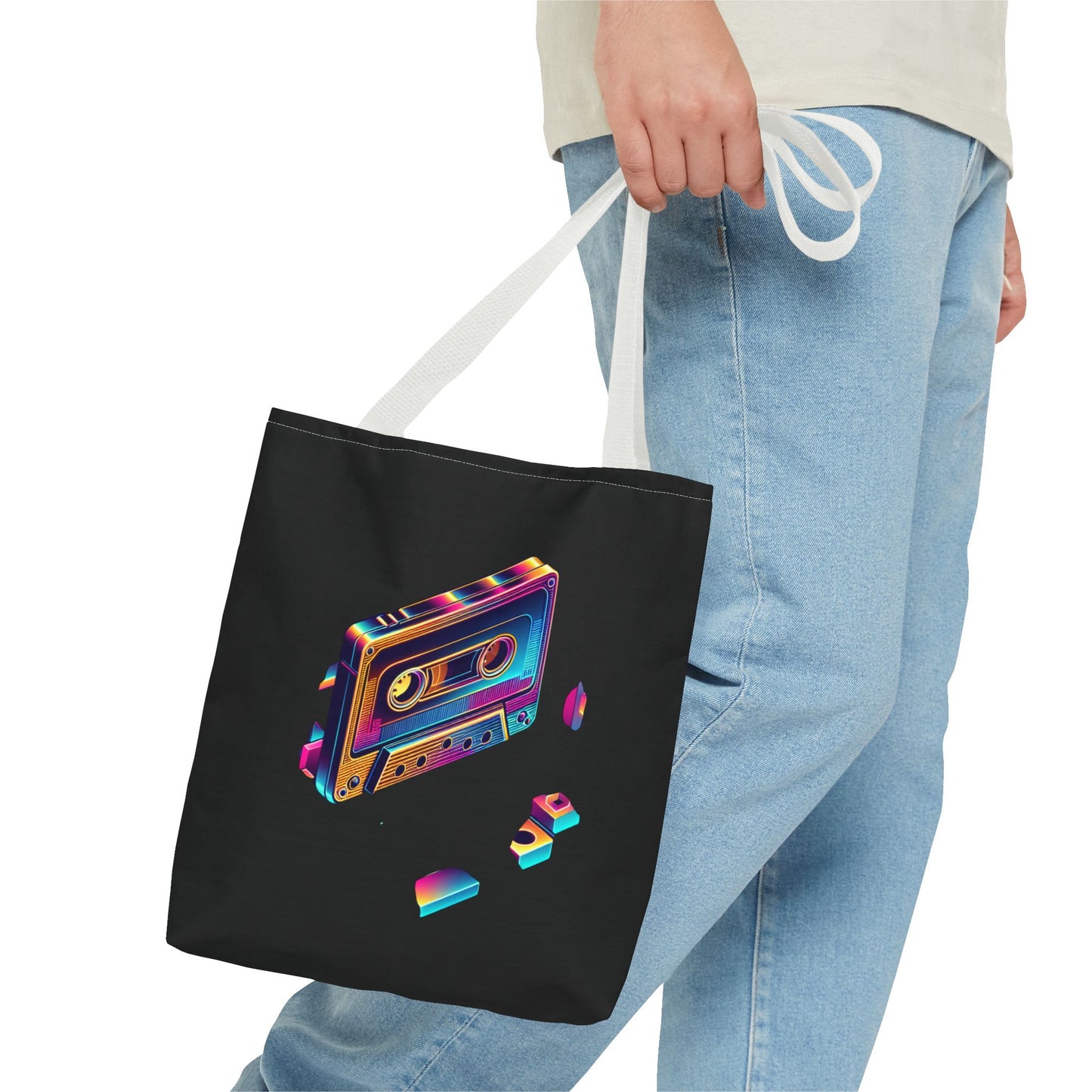 L/S "Retro Cassette" Tote Bag #WeaveOneStyle