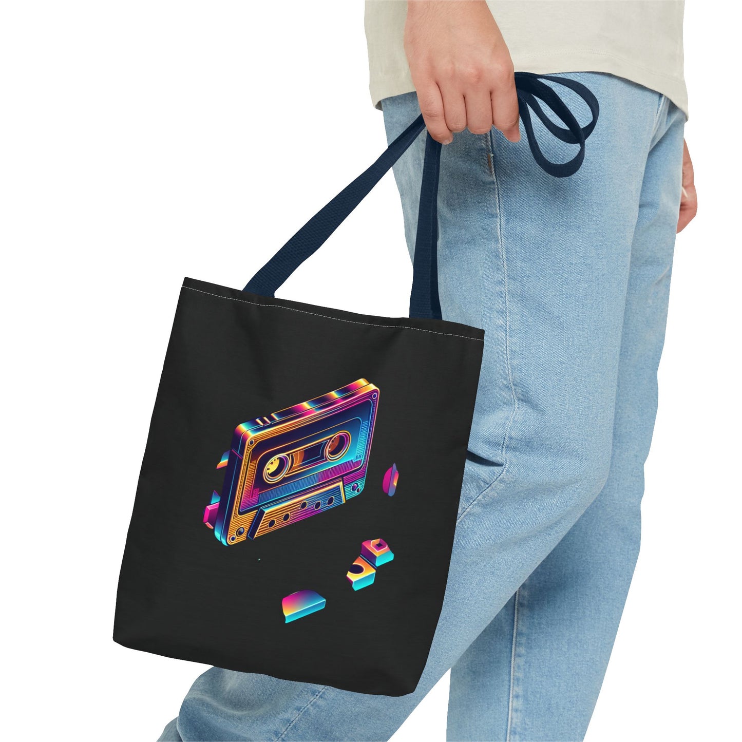 L/S "Retro Cassette" Tote Bag #WeaveOneStyle